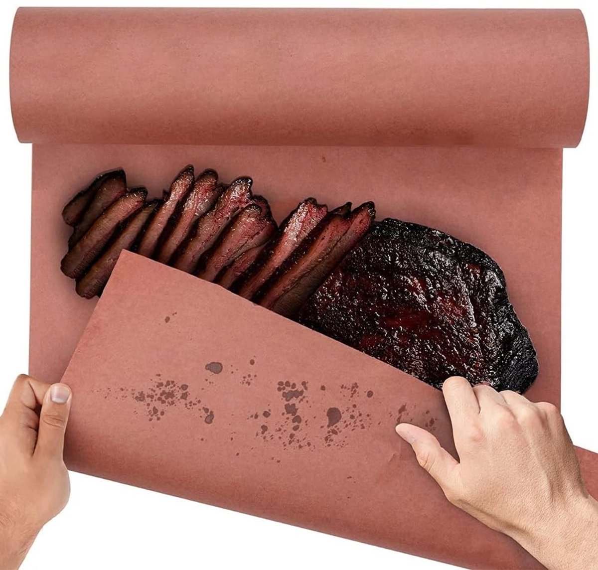 Dailygoody - Butcher Paper - Slagerpapier - Hoogwaardige kwaliteit - Roze - Kraftpapier - Ideaal voor barbecue, rookoven, vlees, vis