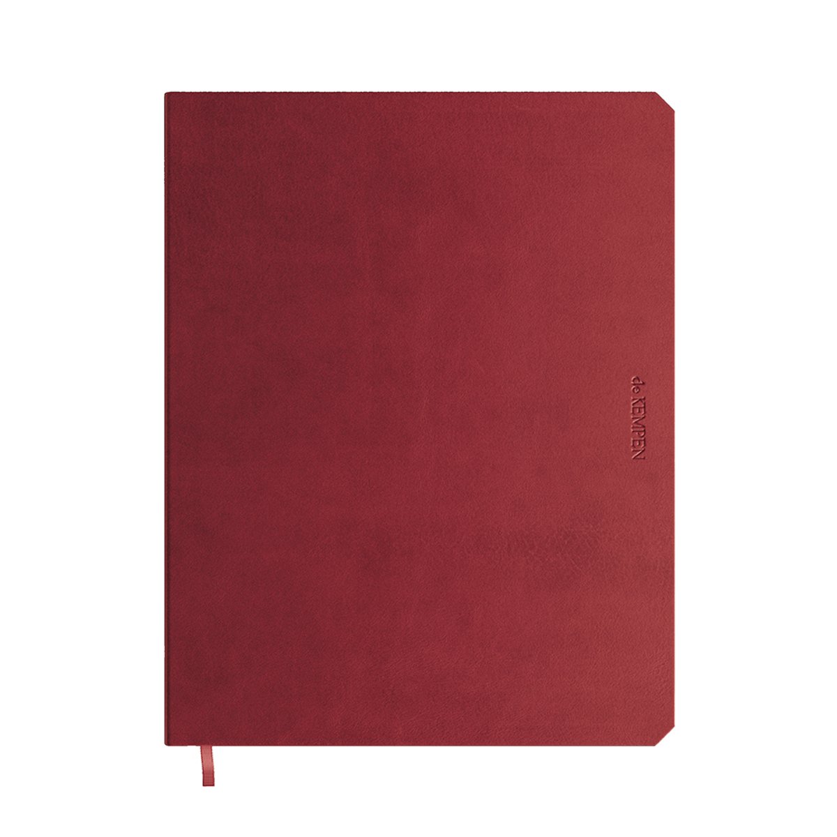 De Kempen - Agenda 2027 - Weekly Notes - Vlakliggend - Marmeren Schutblad - Large 17.1 x 22 cm - Amarone/Donkerrood