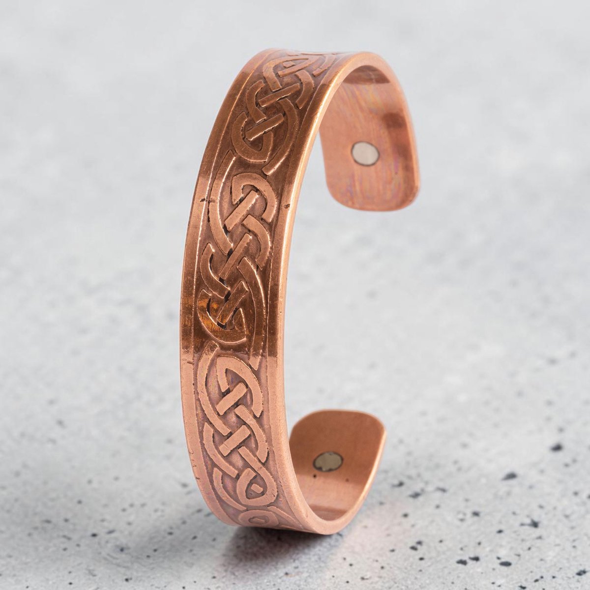 Heren armband - Koperen armband - magneten - Keltische knoop - DEVA Loves