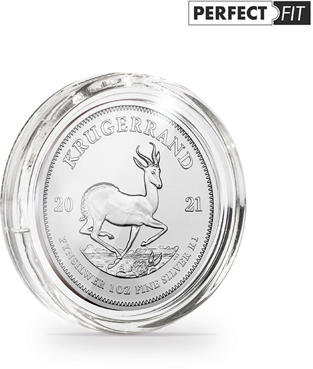ULTRA - Muntcapsule - Muntcapsules, perfect passend voor 1 ounce zilveren munten van 39 mm (bijv. Krugerrand, Britannia), p. 100