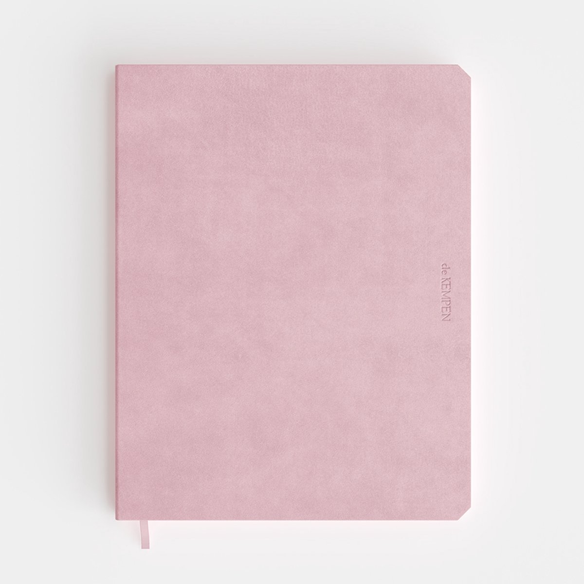 De Kempen - Agenda 2027 - Weekly Notes - Vlakliggend - Marmeren Schutblad - Large 17.1 x 22 cm - Brut/Roze