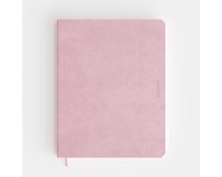 De Kempen - Agenda 2027 - Weekly Notes - Vlakliggend - Marmeren Schutblad - Large 17.1 x 22 cm - Brut/Roze