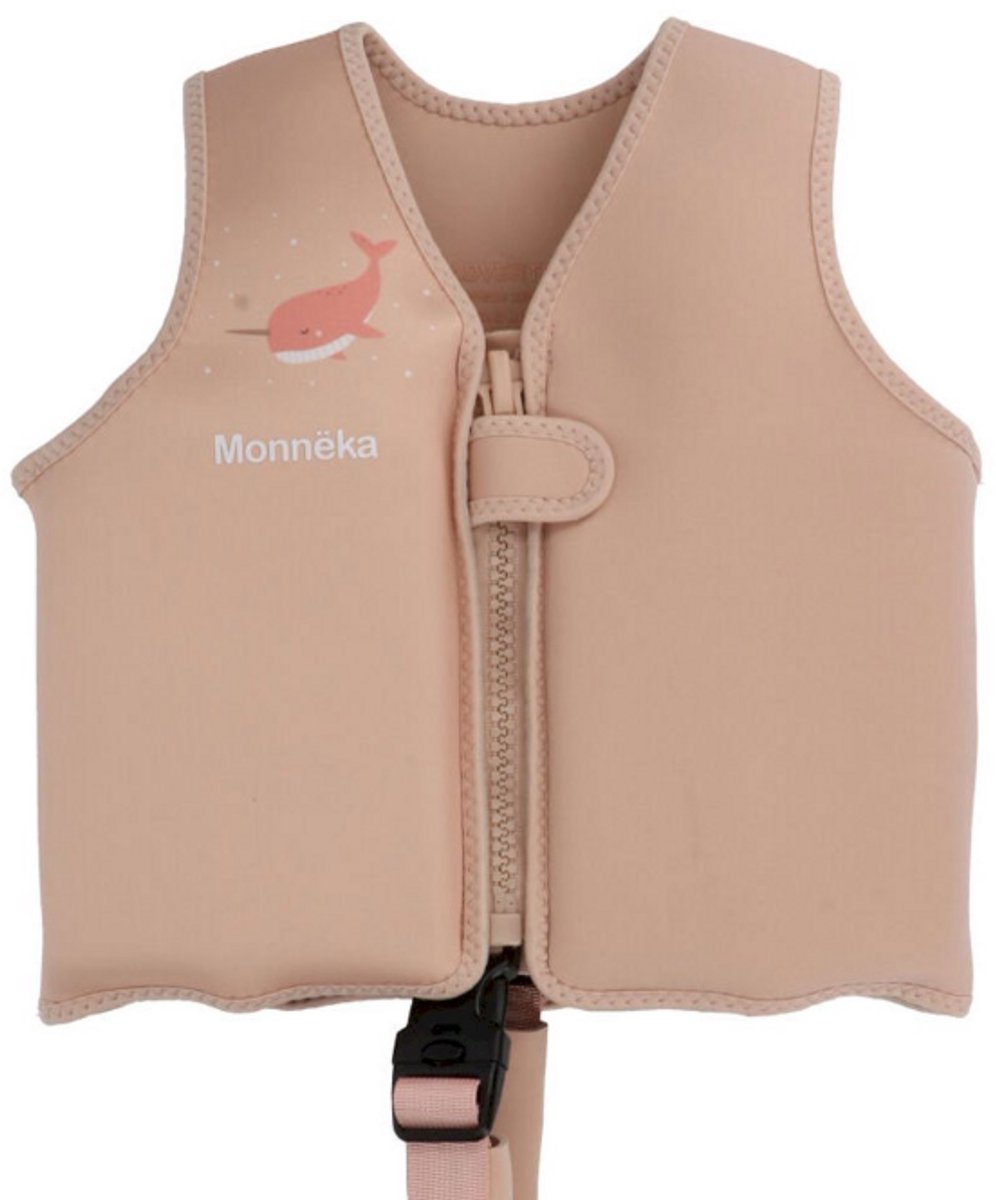 Zwemvest | Drijfvest | 3-6 jaar | Walvis | Peach | Pasteloranje | Zalmkleurig | Veiligheid | 19-30 kg | Zwemmen