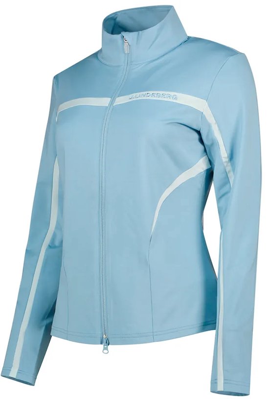 J.lindeberg Janice Mid Layer Dames Full Zip Sweatshirt Blauw M Vrouw van J.Lindeberg — afbeelding 2