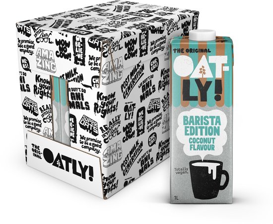 Oatly Haver Barista Edition Kokos - 6 x 1L Voordeelverpakking