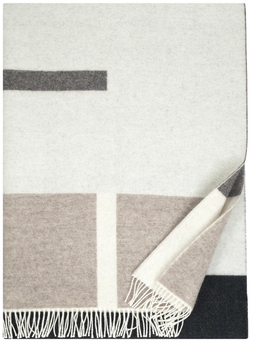 Lapuan Kankurit Wollen Plaid - SUUNTA (130x180cm) Bruin