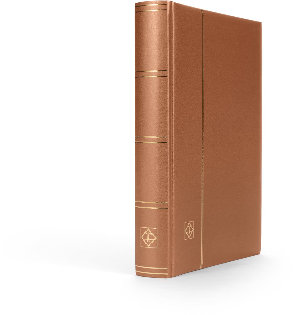Luxe insteekalbum postzegels Comfort S64 bronskleurige kaft
