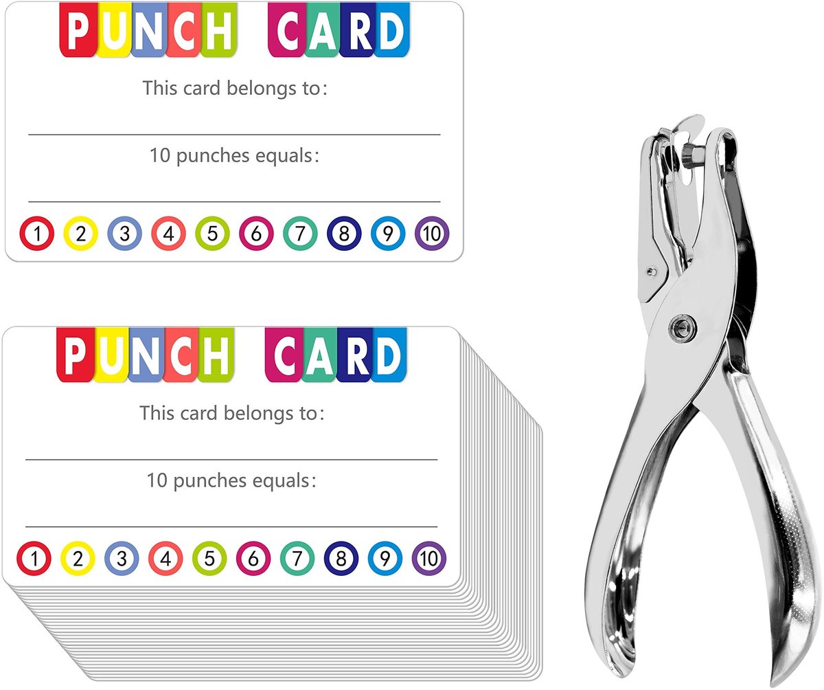 Dailygoods- Punchkaarten Set 215 Stuks