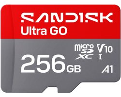 SanDisk microSDXC Ultra GO 256GB (UHS-I, V10, U1, C10, A1, 190 Mo/s)
