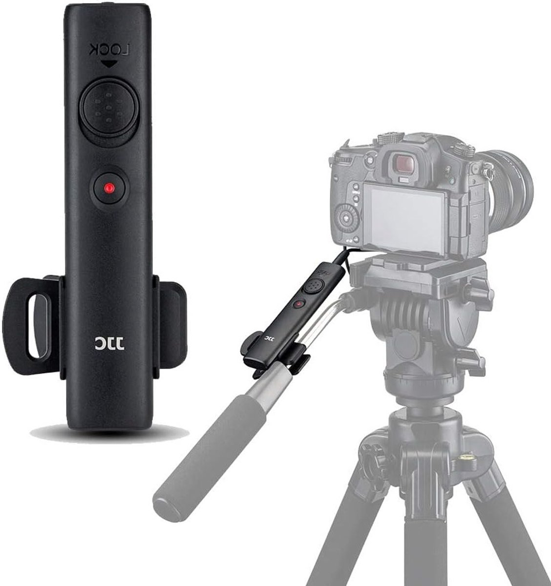 Draadloze afstandsbediening voor video-opnames met kabel voor Panasonic camera's zoals DC-S5, S1, GH5 en meer
