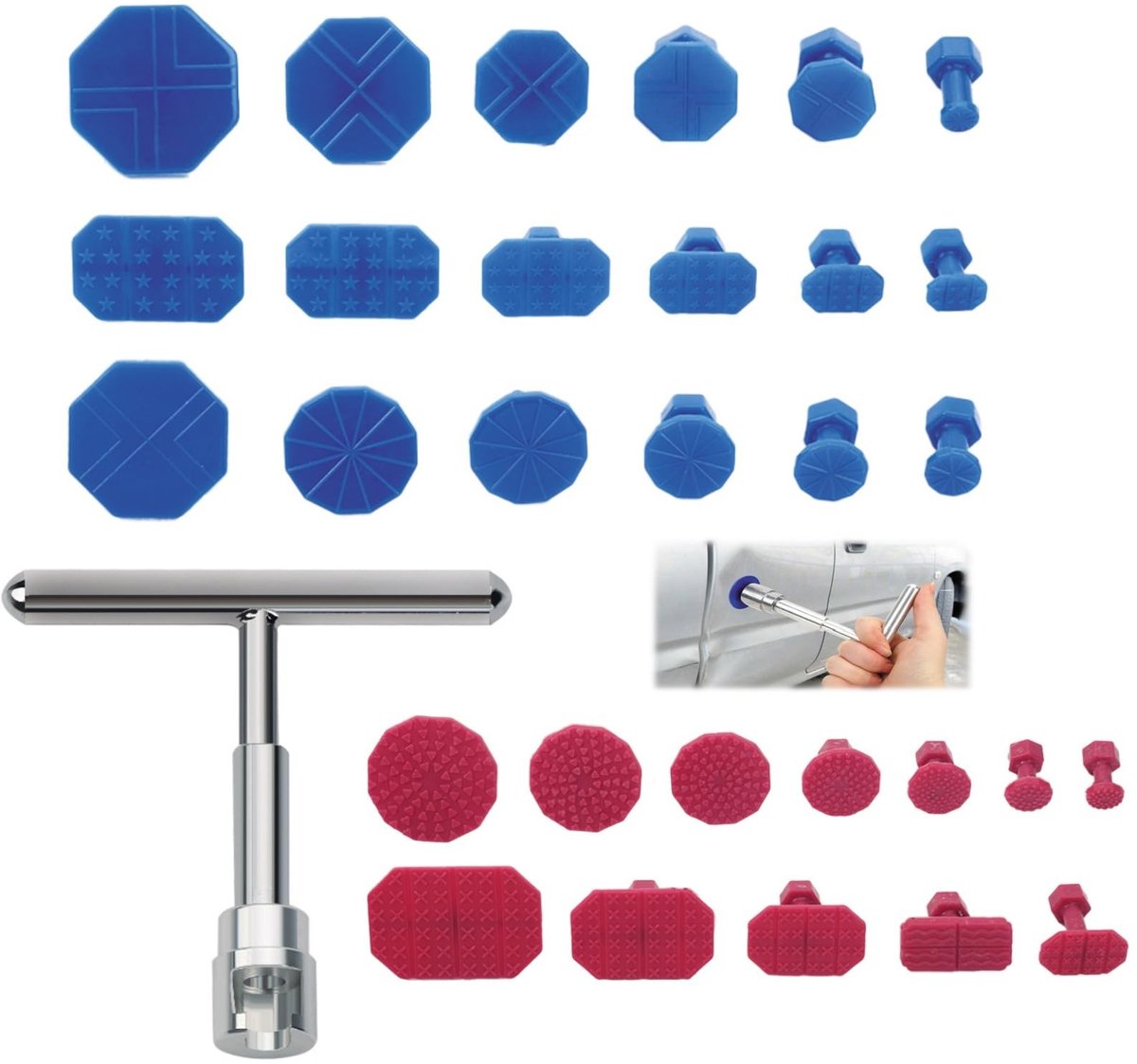 Allecto - Deuken Reparatieset Auto - Uitdeukgereedschap