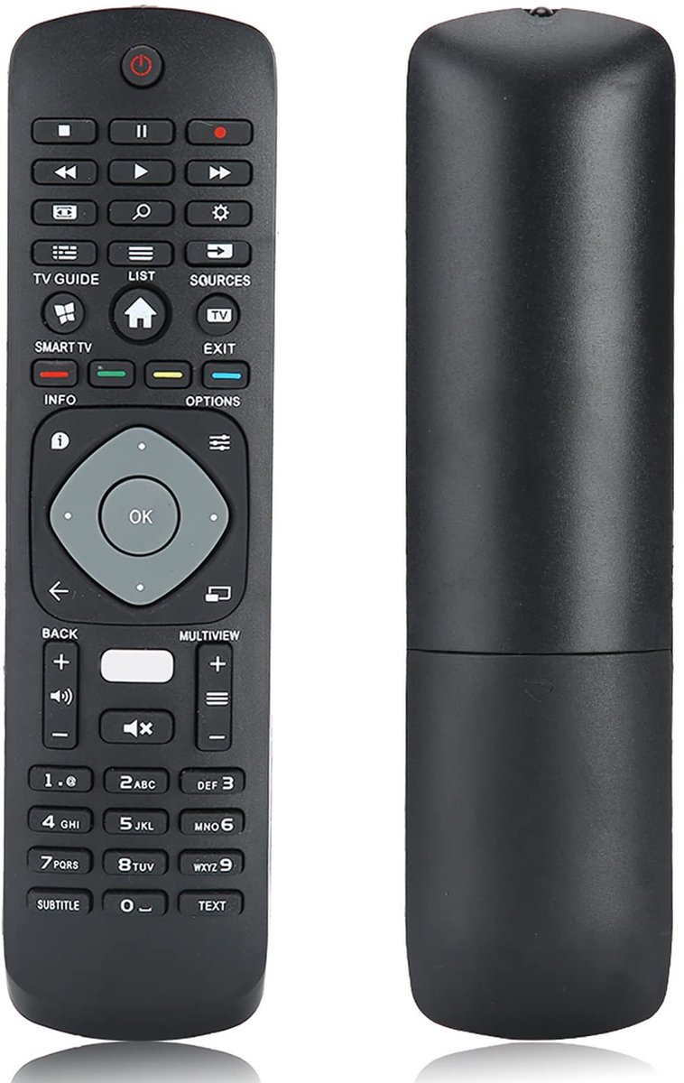 Dailygoody - TV Vervanging Afstandsbediening - Gemakkelijk te gebruiken - Zwart - Geschikt voor meerdere modellen - Voor Netflix - Ideaal voor elke tv