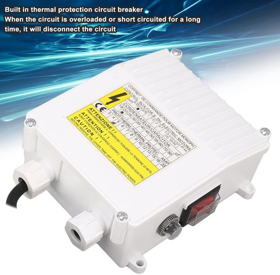 Dailygoods - Diepe Put Pomp - Controlebox met Thermische Bescherming - 220V - Waterpomp - Efficiënte waterafvoer - Geschikt voor putten - Krachtige mo van Dailygoods — afbeelding 4