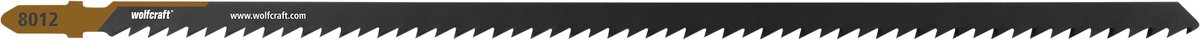 wolfcraft - Decoupeerzaagblad extra lang - 200mm voor balken - T schacht – Decoupeerzaagbladen voor houtbalken / hout - 8012000