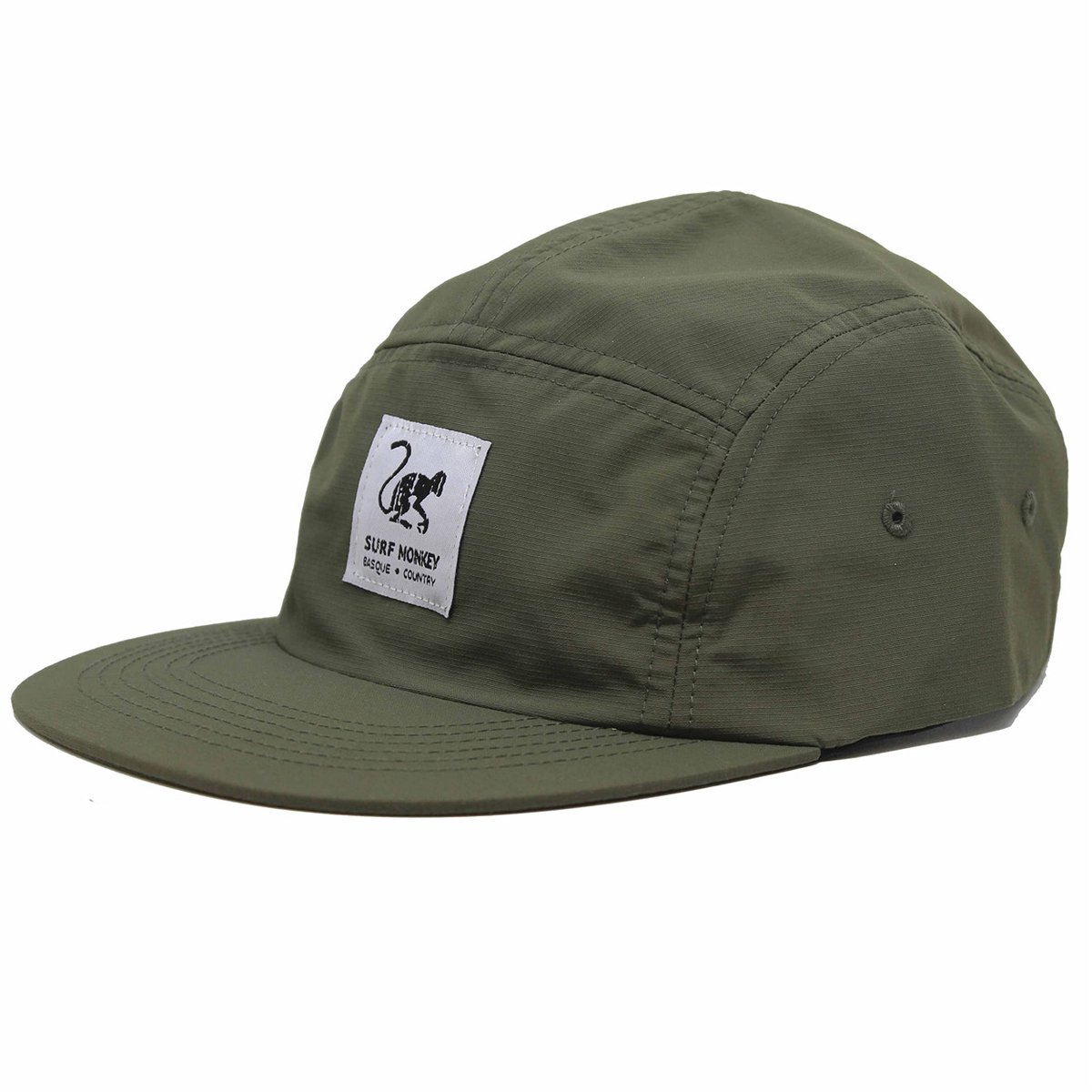5-panel strapback pet - Waterbestendig / Volwassenen / One size (Groen)