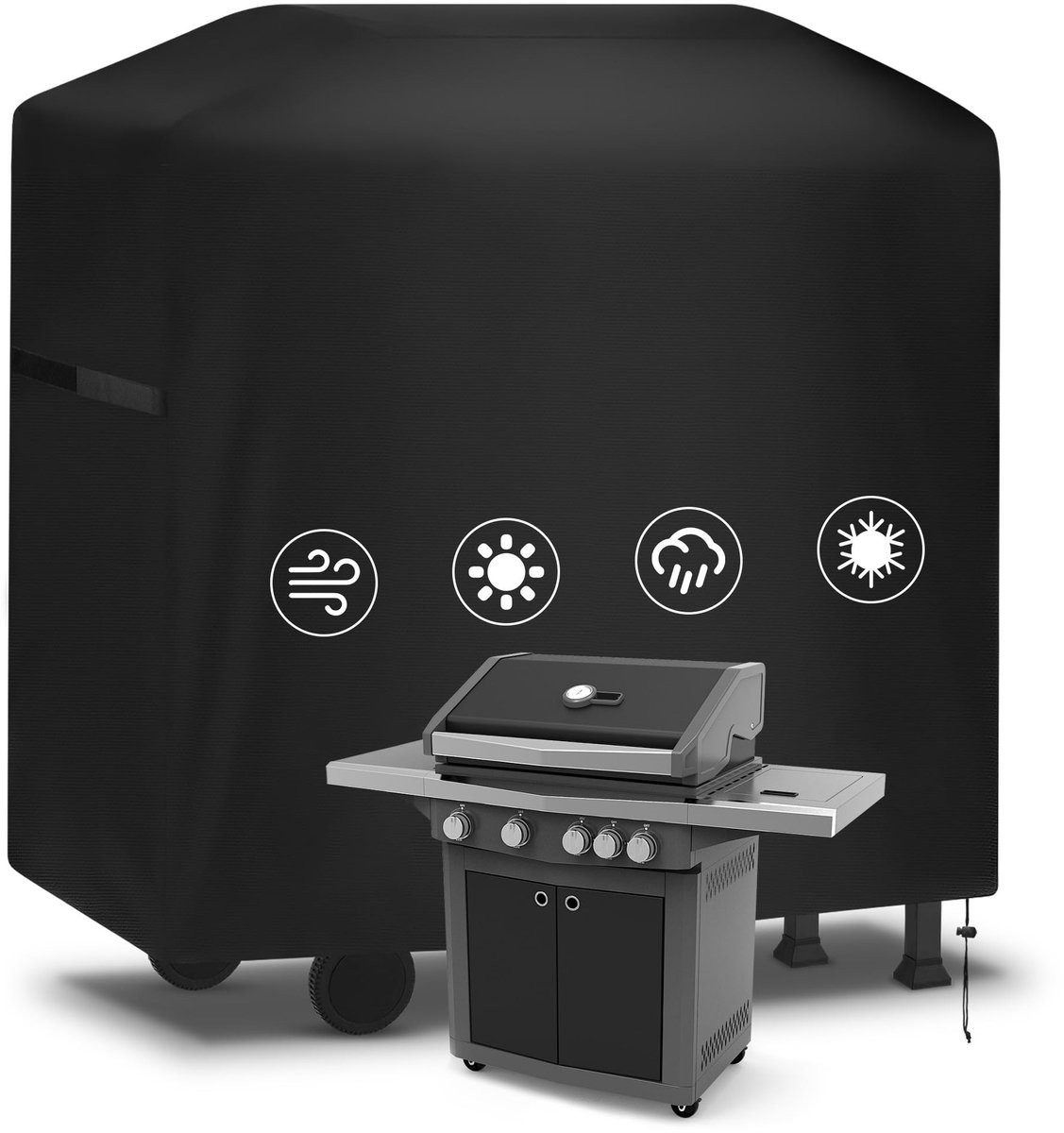 BBQ-hoes 117 cm - Waterdicht, UV-bestendig en Beschermend voor Buiten
