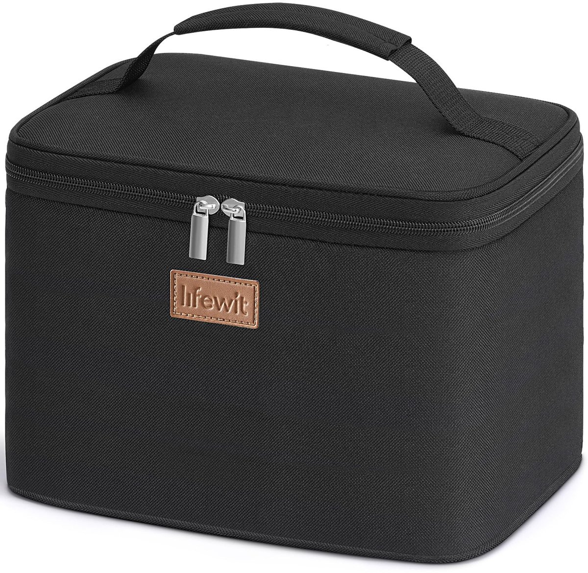 Dailygoody - Geïsoleerde Lunchtas - Thermische Lunchbox - Ideaal voor Werkpicknick - Zwart 9L - Waterdichte Koeltas - Herbruikbaar - Geschikt voo