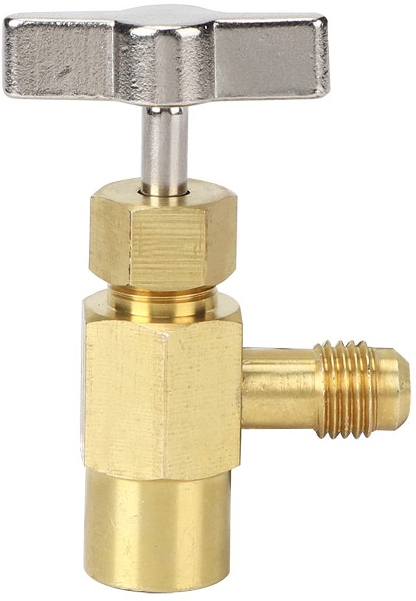 Store_7 - R134A Zelfsluitende Kan Tap - Koelmiddel Flesopener - Compact en Duurzaam - Airconditioning Tool - Geschikt voor R134A - 1/2ACME en 1/4SAE