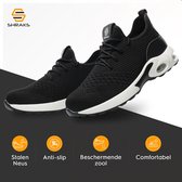 Chaussures de sécurité Shraks - Chaussures de travail pour femmes et hommes - Steel Toe - Sneaker - Design respirant et léger - Taille 44