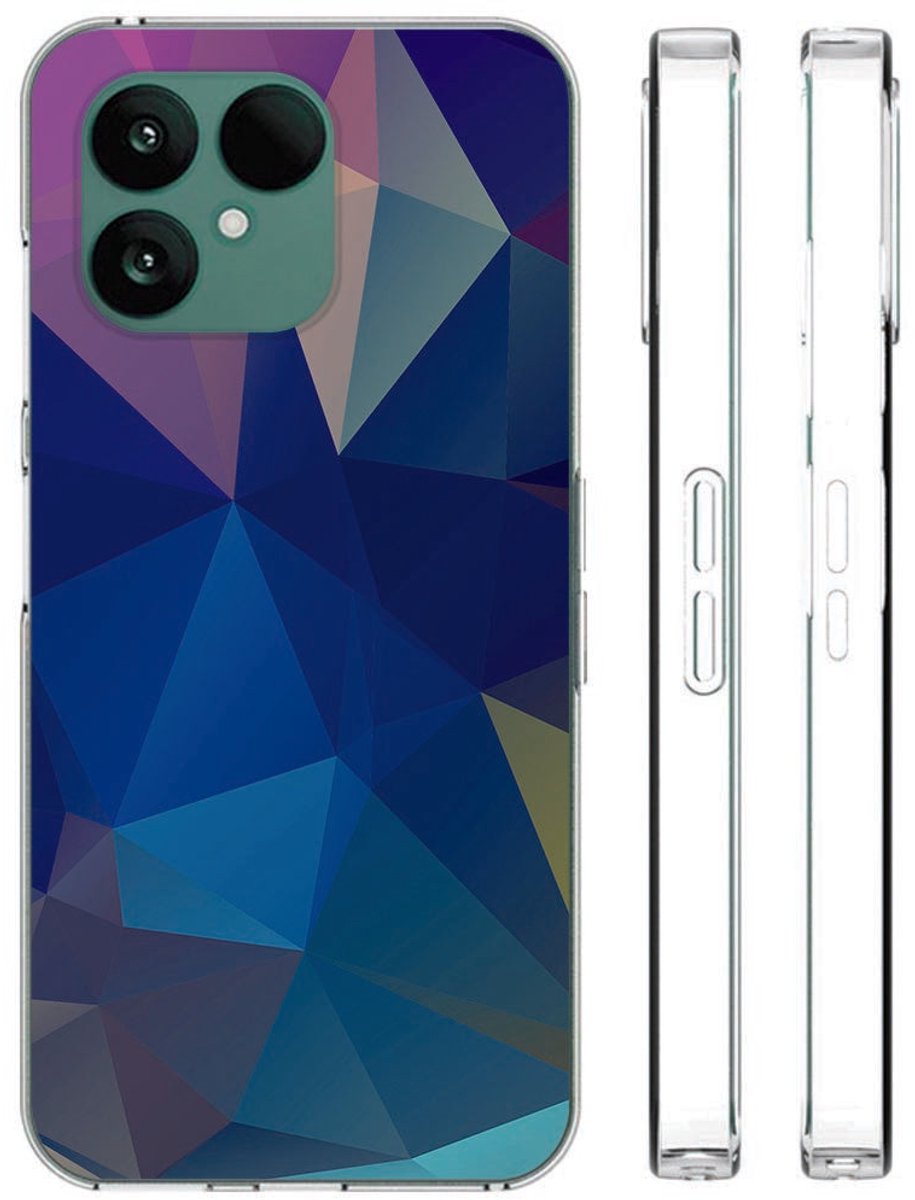 Fairphone 6 Hoesje Polygon Dark – TPU Back Cover