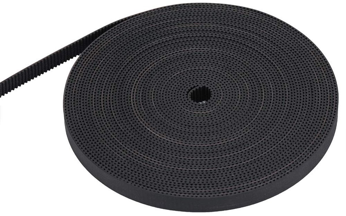 Dailygoody - Timing Belt - 2GT 10 mm - Voor 3D Printers - Rubber - 10 meter - Universeel - Geschikt voor diverse machines