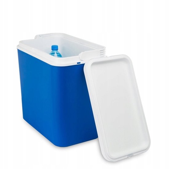 POTZ Cooler Box, Blue, Portable, with Removable Lid and Handle, Lightweight and Durable, Includes 8 Ice Packs, Ideal for Picnic, Camping, Beach - 30L van POTZ — afbeelding 2