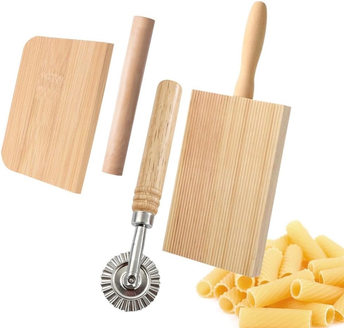 Houten Gnocchi Plank voor Perfecte Pasta, Ideaal voor Thuis Koken en Italiaanse Gerechten