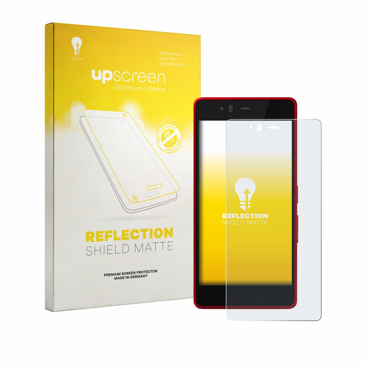 upscreen - Screenprotector voor Fujitsu Arrows M04 - Folie Beschermfolie anti glare matte