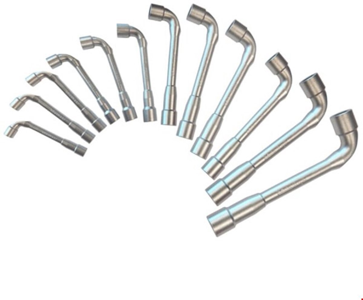 XHANDER gebogen Pijpsleutelset 12-delig - 7 tot 24 mm