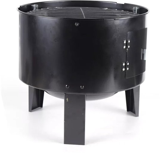 uJOY Houtskool barbecue - 3 in 1 - 2-laags - Houtskoolgrill - Multifunctioneel - Met thermometer - Draagbaar - Zwart van Merkloos — afbeelding 2