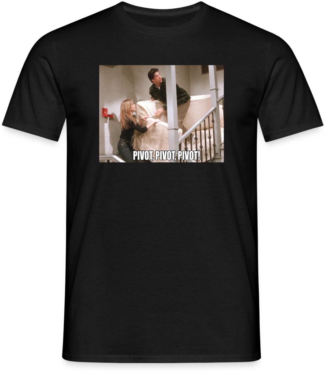 Friends Piivot Meme T-Shirt Heren
