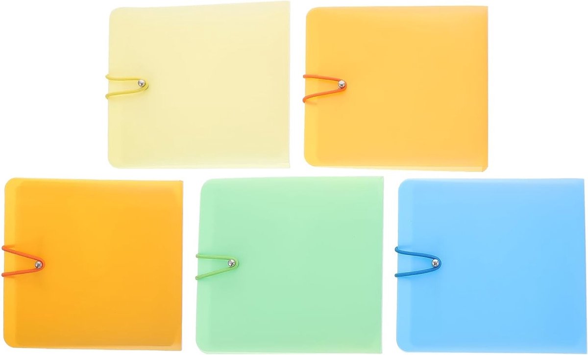 Set van 5 draagbare CD-houders met 12 schijven, DVD-opbergmap, binder en tas voor optimale organisatie
