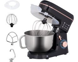 HOMCOM-Küchenmaschine-Edelstahl-41L x 26B x 32H cm-Schwarz