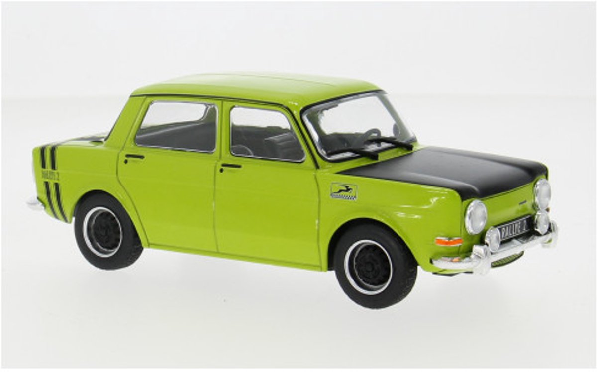 Simca 1000 Rallye 2 1970 Groen Modelauto 1/24 Whitebox