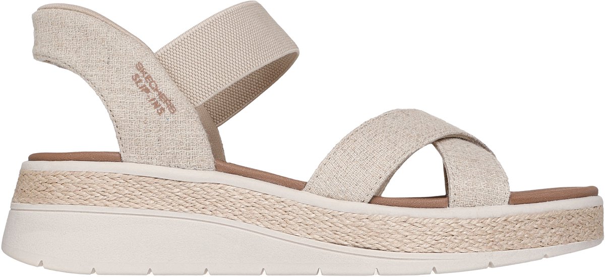 SKECHERS BOB'S WOMENS 114417W-NAT, 114417W-NAT, Female, Beige