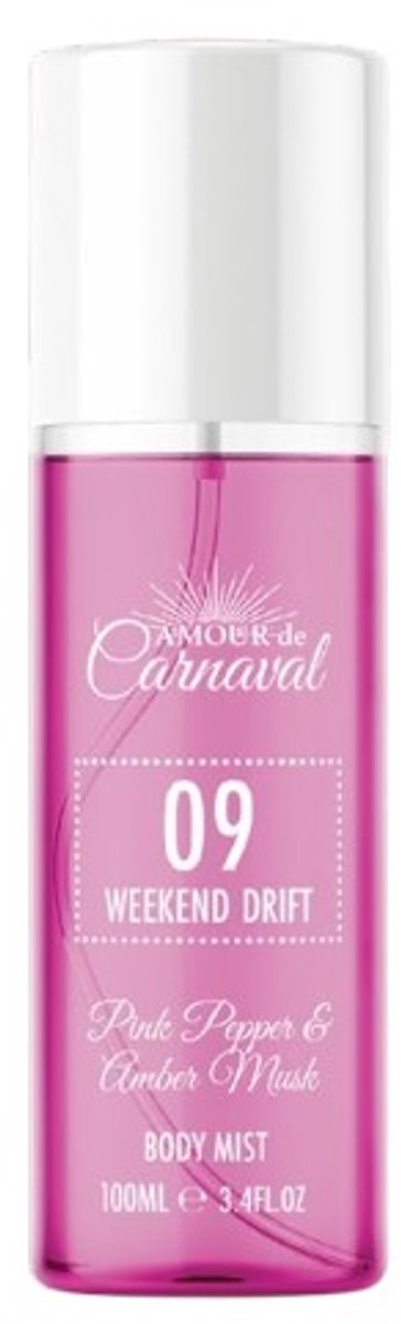Amour de Carnaval 09 Weekend Drift Body Mist – Pink Pepper & Amber Musk – 100 ml