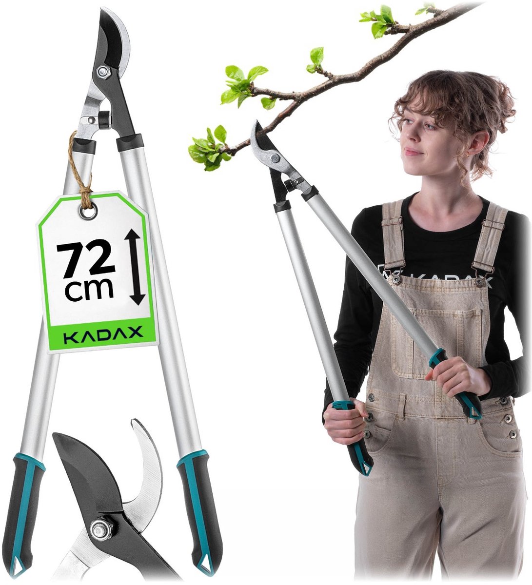 KADAX Takkenschaar Tuinschaar 73cm Struik Handmatig Lang Scherp Licht