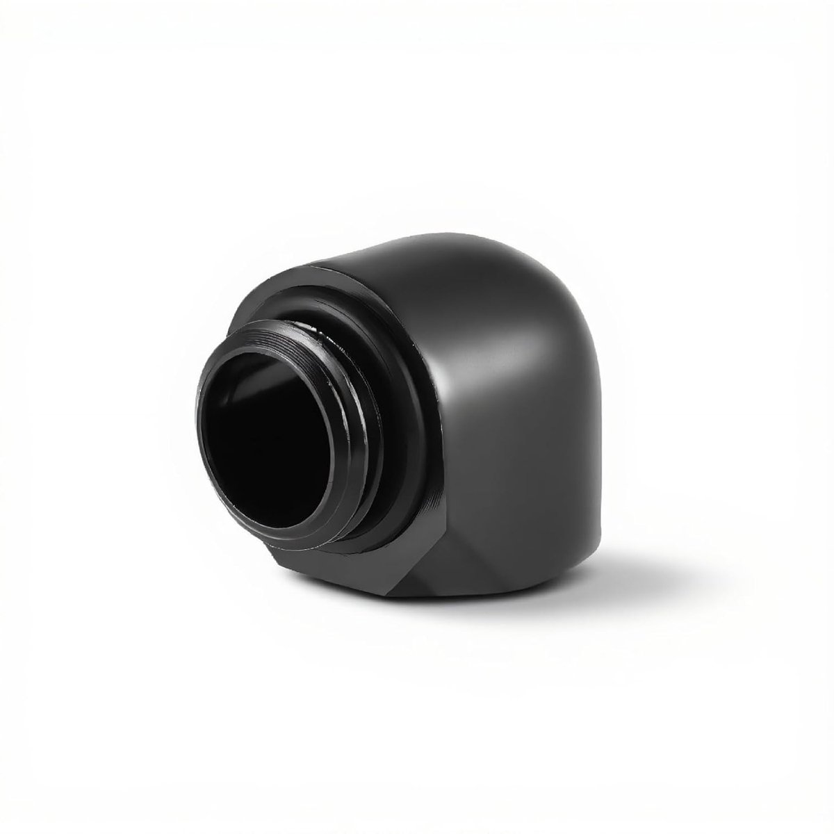 90 Graden G1/4'' Messing Lichaamsbocht, Connector Extender Adapter voor CPU Waterkoelsystemen, Geschikt voor Computerkoeling en PC-Bouw