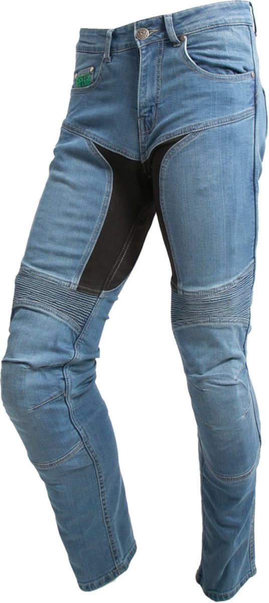MUGENRACE Sky Lichtblauwe Motorjeans - Broek