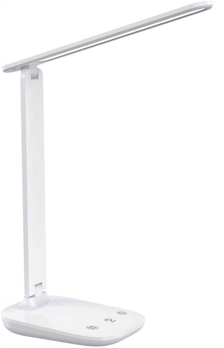 DnA® Bureaulamp LED - Burolamp - Bureaulamp Met Klem - Bureaulamp Kind - Bureaulamp LED Dimbaar - Wit - 13cm x 32cm x 8cm