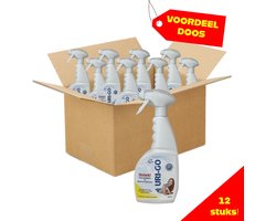 Uri-go Urinegeur- en Vlekverwijderaar - 12 x 750 ml - Omdoos - Voordeelverpakking