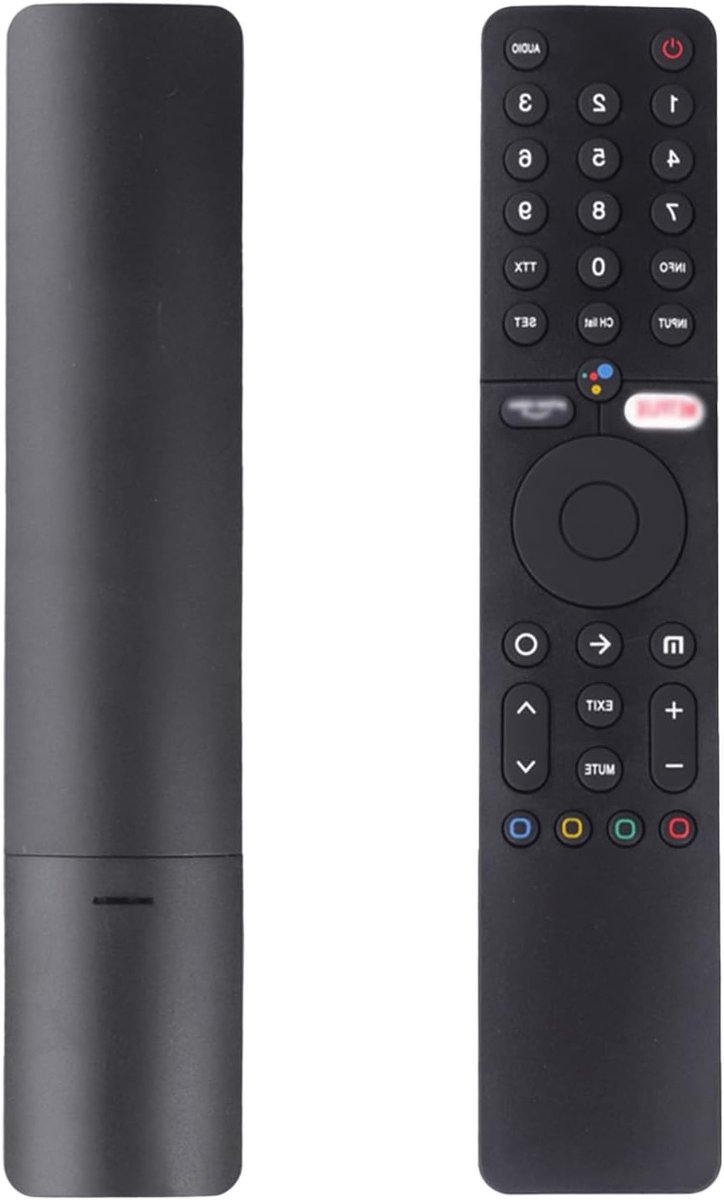 SnelShoppen - XMRM-19 Afstandsbediening voor Xiaomi Smart TV P1/Q1 Series, Bluetooth Afstandsbediening met Spraakbediening voor 32 43 55 75 Inch Andro