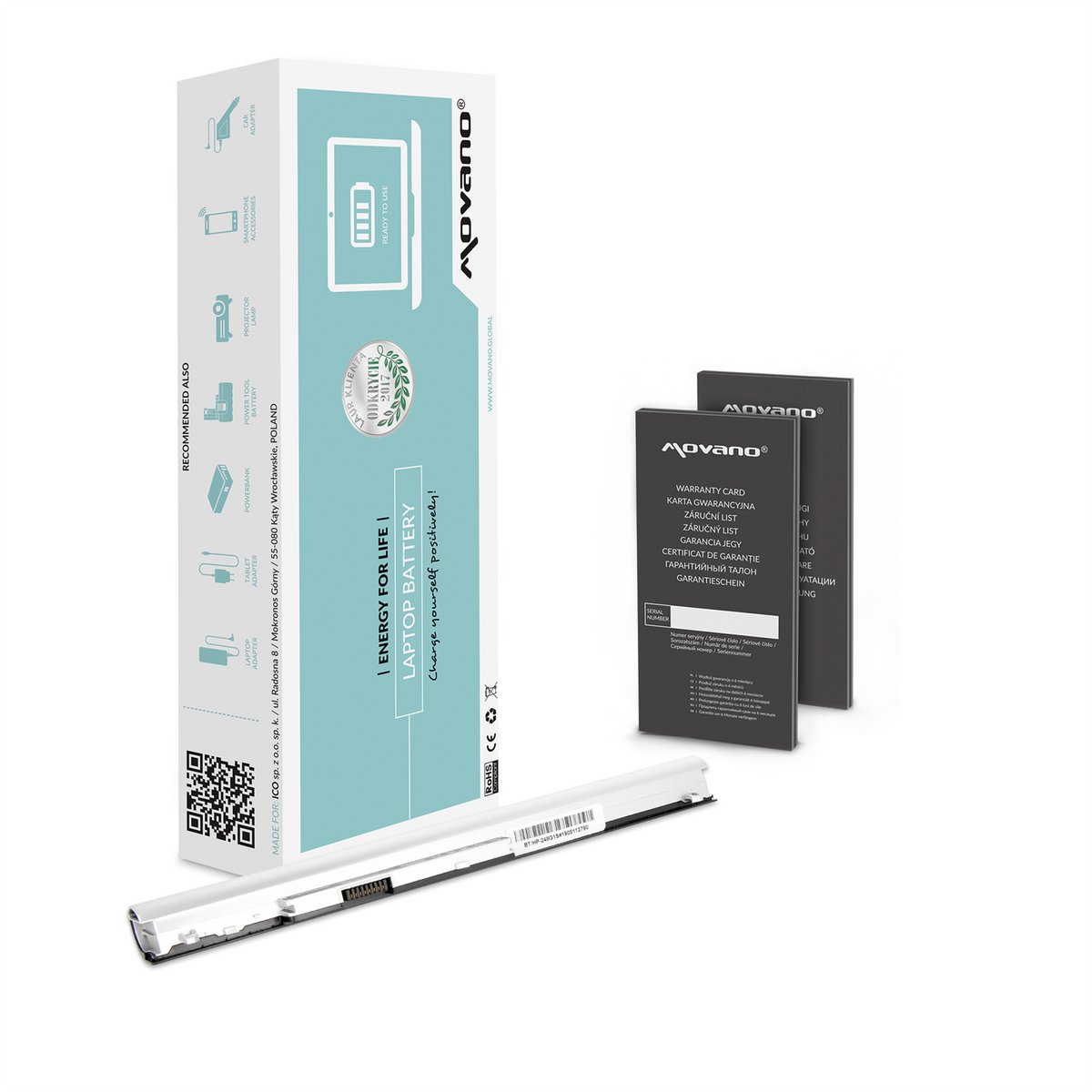 Movano HP Serie - Batterij - 248 340 G1 - 2200mAh - Lithium-ion