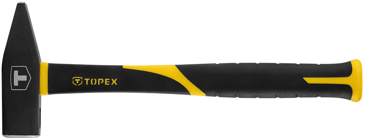 Topex Serie - Smeedhamer - 1000g - Glasvezelhandvat - Ergonomische Grip