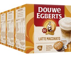 Douwe Egberts Latte Macchiato Dolce Gusto Koffiecups - 3 x 8 + 8 stuks