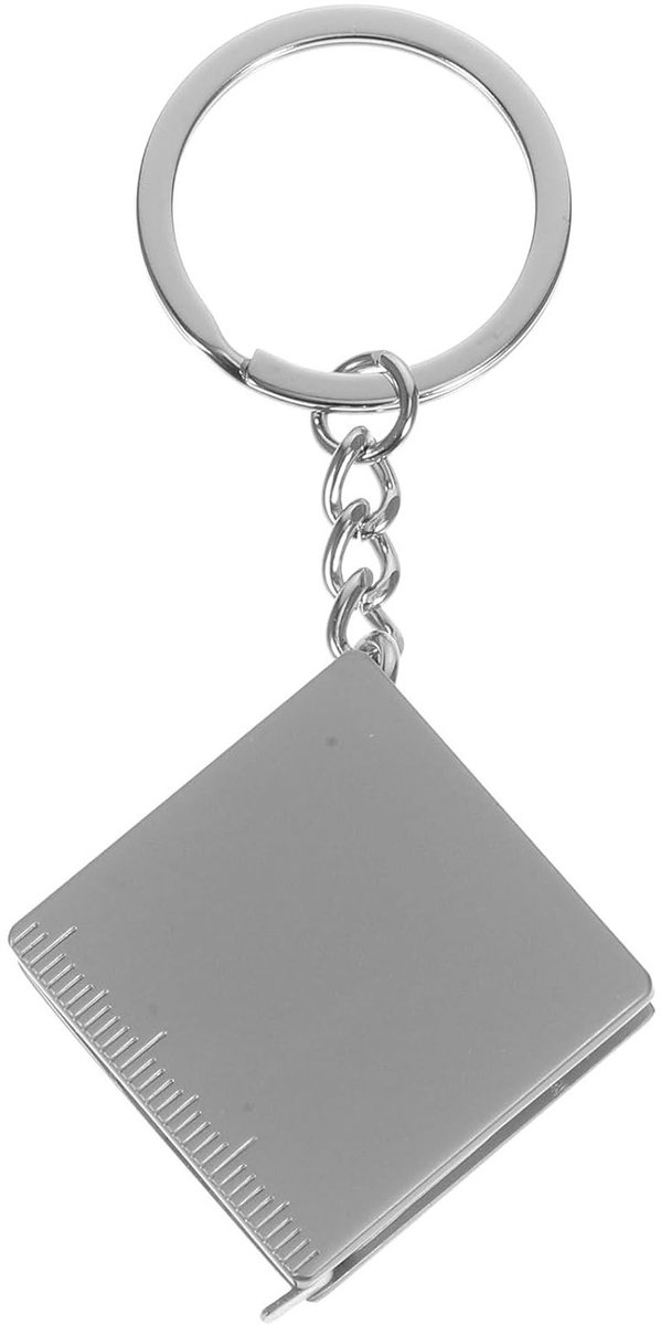 Draagbare Mini Rolmeter Sleutelhanger - 1m Telescopische Meetlint voor School, Auto en Huishoudelijk Gebruik - Handig Meetgereedschap voor Stoffen en Afmetingen