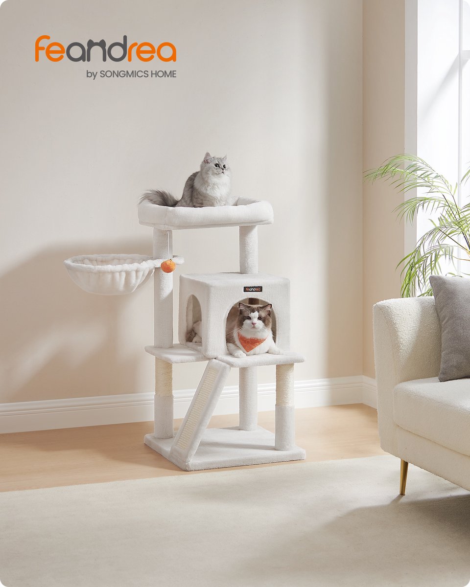 Feandrea - Krabpaal - Kattenboom - Voor Katten - Groot Platform - Stevig en Comfortabel – foto 6