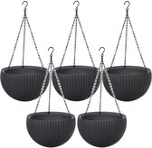 Pot de fleurs suspendu Keter Sphere Planter - 5 pièces