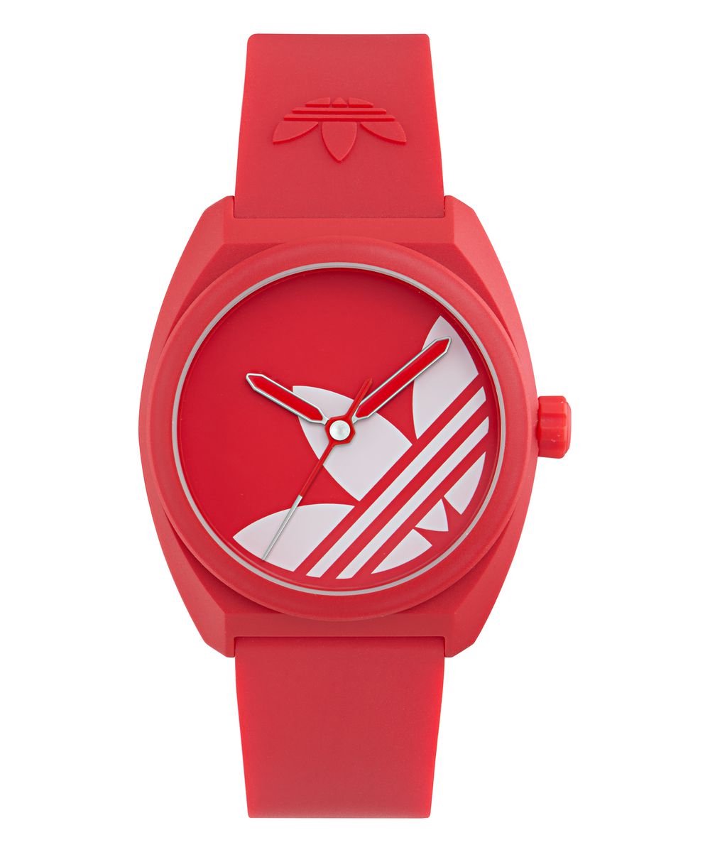 Adidas Originals Project Three AOST26043 Horloge - Kunststof - Rood - Ø 42 mm