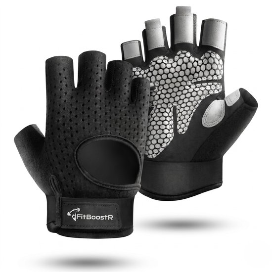 FitBoostR Sport & Fitness Handschoenen - Maat M - Heren & Dames -...